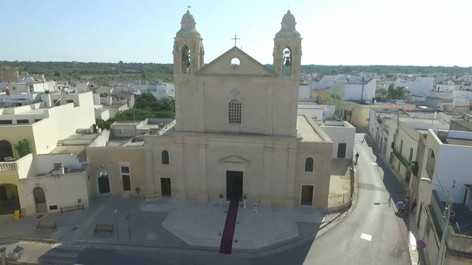 La nostra chiesa vista dal drone